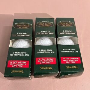 Spalding TOP Flite XL 2000 Exceptional Spin golf balls 3‎ Packs Z balance Cover
